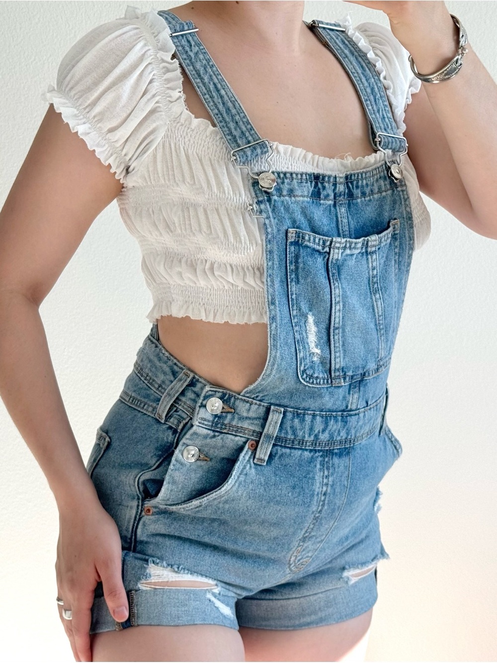 Divided H&M Bib Jean Overalls